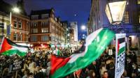 Thousands in London protest (Israel&#039;s) Gaza raids, brutality in Al-Aqsa Mosque