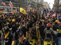 ‘I am not ashamed of what I did’: Proud Boys leader admits burning church’s Black Lives Matter sign