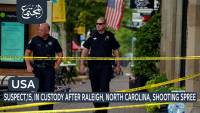 USA: Suspect,15, in custody after Raleigh, North Carolina, shooting spree