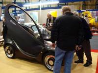 A hydrogen fuel cell car is displayed at the British Invention Show in 2009. (Max Nash/AFP via Getty Images)