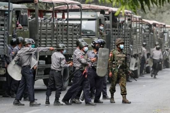 Myanmar police arrest actor after two killed in protests