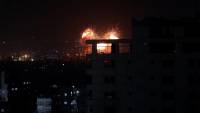 Zionists launch airstrikes on Gaza Strip