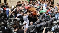 Irish foreign minister &#039;shocked&#039; by images from Palestinian journalist&#039;s funeral procession