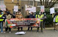 London: Protest against forced cremation of Muslims in Srilanka