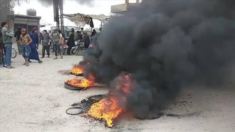 Locals in eastern Syria protest against YPG/PKK