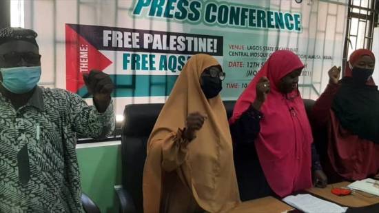 Nigerian rights groups express solidarity with Palestine