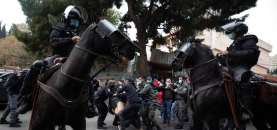 Clashes erupt as Netanyahu visits Nazareth city