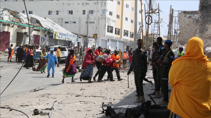 Suicide bomb blast targets cafe in Somali capital Mogadishu